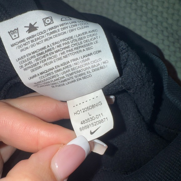 Air Jordan Flight Hoodie Mens Large Black Pullover Embroidered Nike 483530-011 - Picture 7 of 7